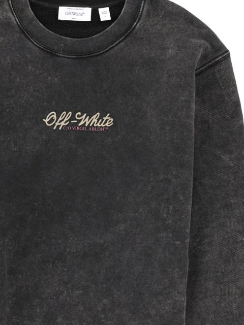Off-White crew-neck sweatshirt - Black - zdjęcie produktu nr 2