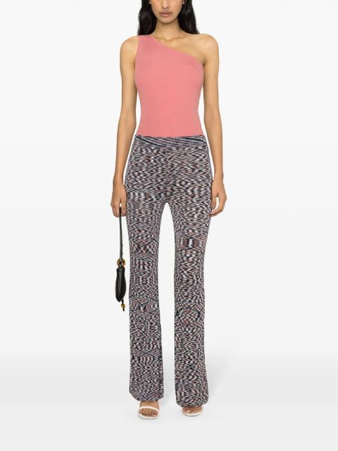 Missoni high-waist flared trousers - Blue - zdjęcie produktu nr 2