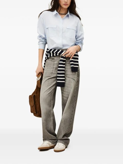 Ba&Sh Yima patch-pocket trousers - Grey - zdjęcie produktu nr 2