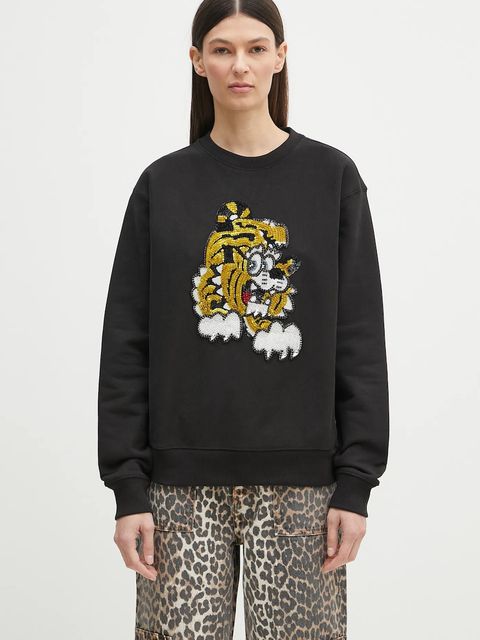 Kenzo bluza bawełniana x Verdy kolor czarny z aplikacją FF58SW2764MC.99J