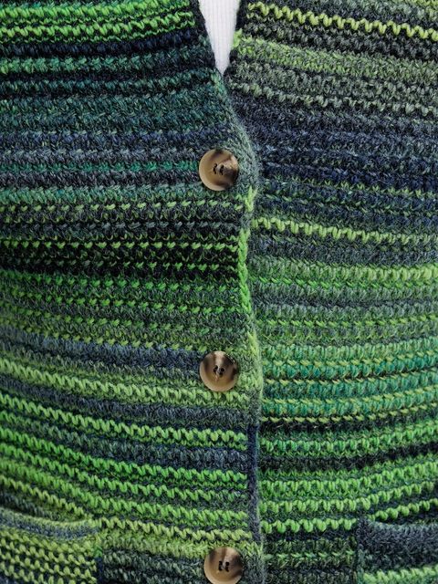 United Colors of Benetton kardigan z dodatkiem wełny kolor zielony 105CD6880