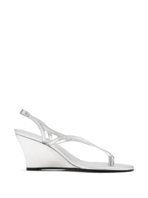 Gimaguas 75mm wedge sandals - Silver - zdjęcie produktu nr 1