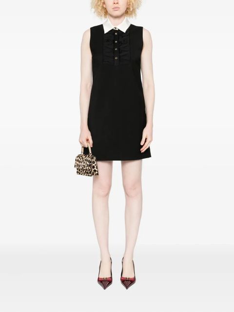 SANDRO sleeveless mini day dress - Black