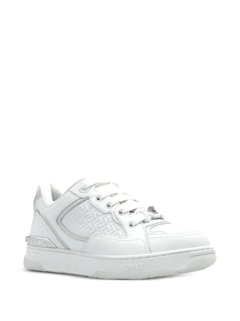Versace leather sneakers - White