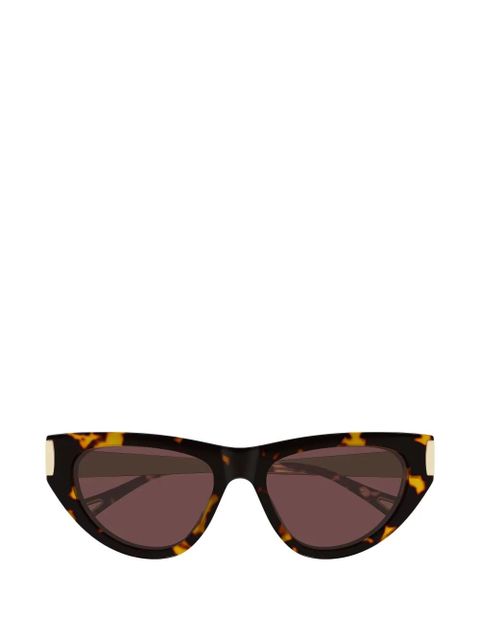 Chloé Eyewear cat-eye tortoiseshell-effect sunglasses - Brown - zdjęcie produktu nr 1