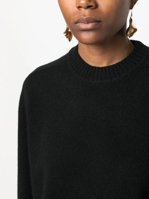 LouLou de Saison Baltra crew-neck cashmere jumper - Black