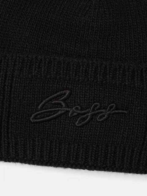 BOSS czapka kolor czarny 50558673