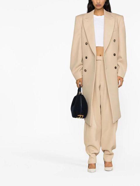 WARDROBE.NYC wide-leg dart-detail trousers - Neutrals - zdjęcie produktu nr 2