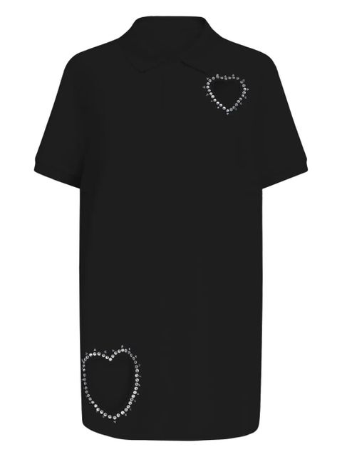 AREA crystal-embellished cut-out minidress - Black - zdjęcie produktu nr 1