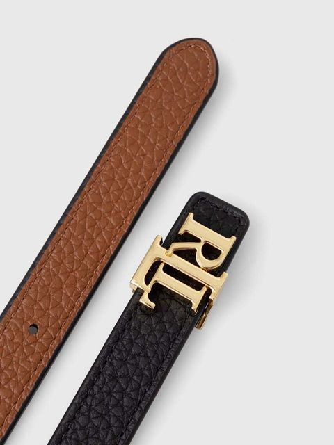 Lauren Ralph Lauren pasek skórzany dwustronny - zdjęcie produktu nr 2