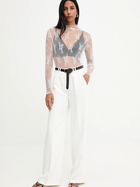 Answear.LAB bluzka damska kolor biały wzorzysta - zdjęcie produktu nr 2