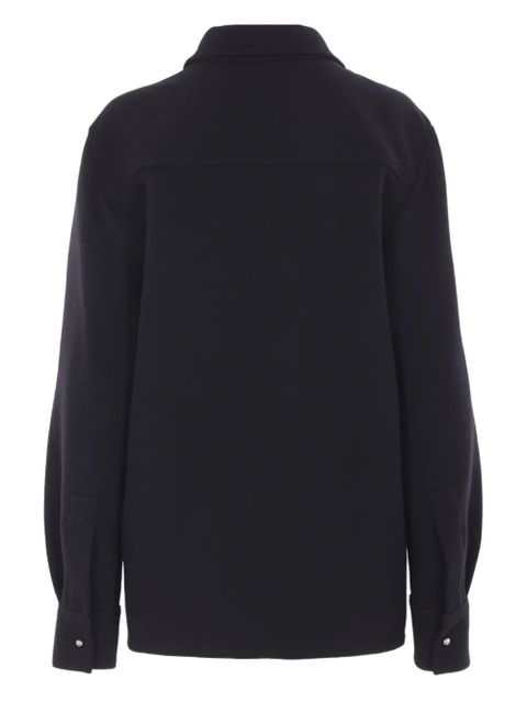 Jil Sander wool blend shirt - Black