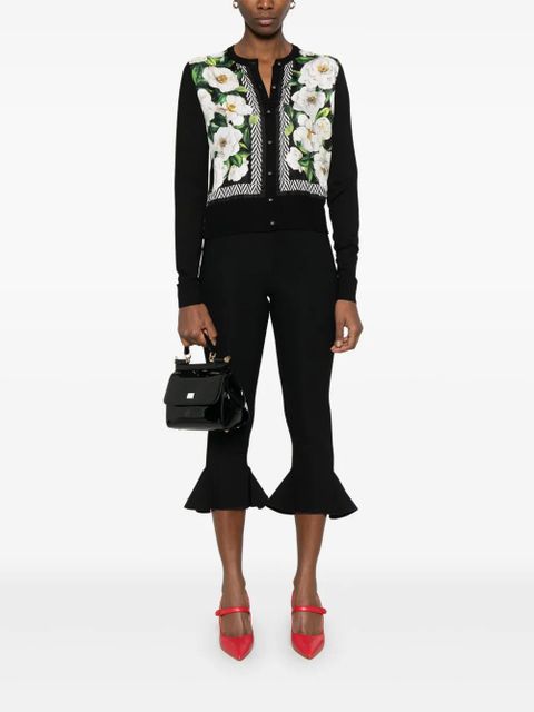 Dolce & Gabbana floral-print cardigan - Black - zdjęcie produktu nr 2
