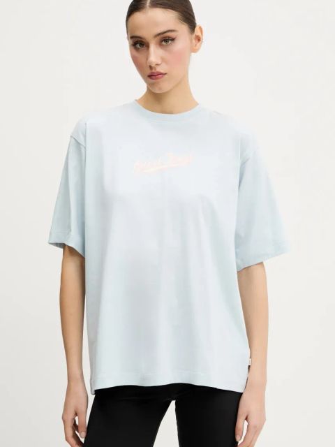 Guess Jeans t-shirt bawełniany damski kolor niebieski W5GI29 K8HM0