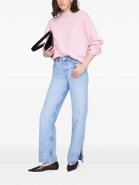 ANINE BING Lee crew-neck sweater - Pink
