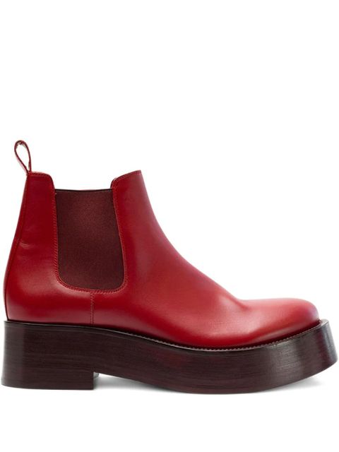 Valentino Garavani platform Chelsea boots - Red - zdjęcie produktu nr 1
