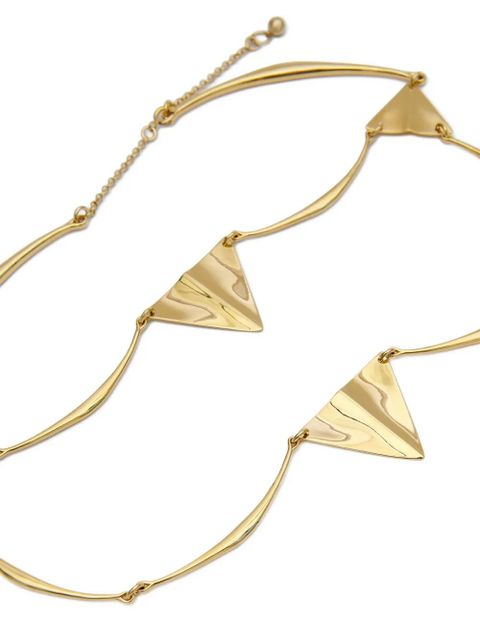ISABEL MARANT triangle blair necklace - Gold
