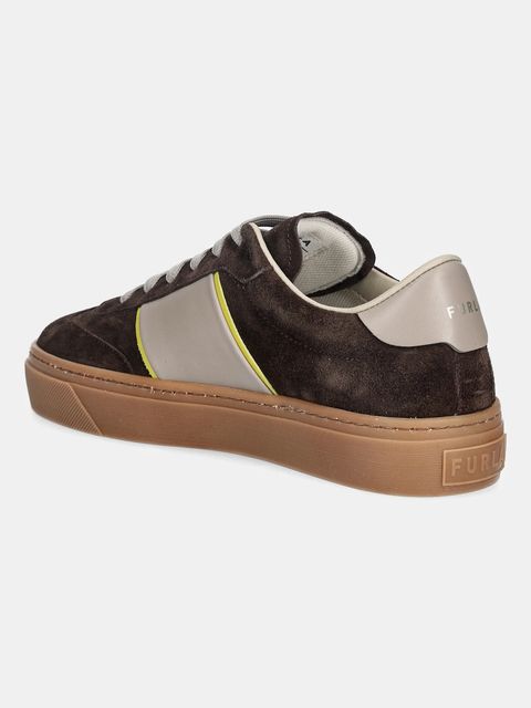 Furla sneakersy zamszowe Enjoy Lace-Up Sneaker damskie kolor brązowy YK58ENJ BX4394 4713S