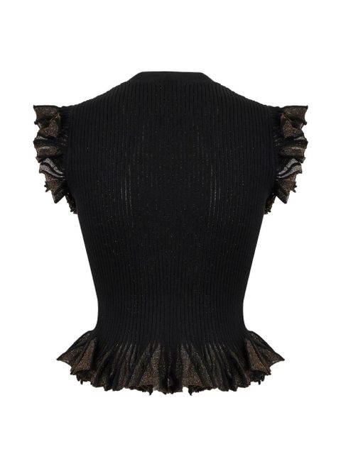 Ulla Johnson Leila ruffled top - Black - zdjęcie produktu nr 2