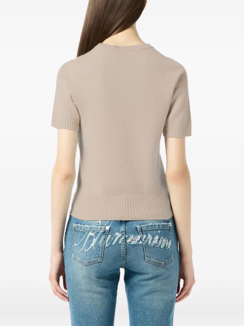 Blumarine short-sleeve top - Neutrals