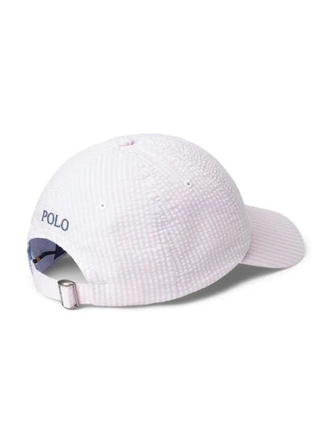 Polo Ralph Lauren czapka z daszkiem bawełniana kolor różowy wzorzysta 211967368