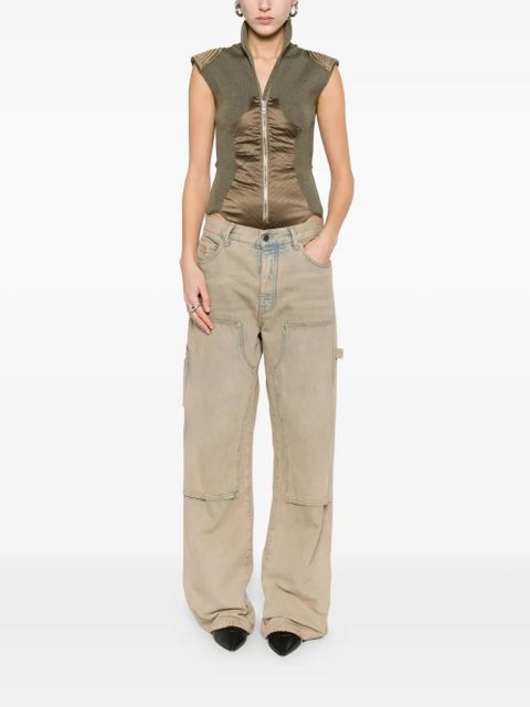 Jean Paul Gaultier ribbed-knit body - Green - zdjęcie produktu nr 2