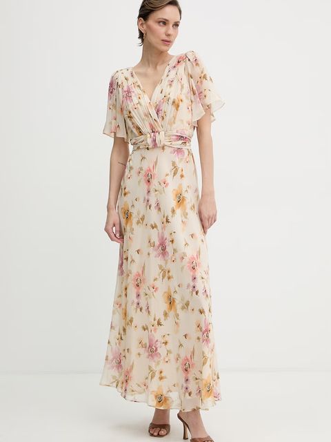 Luisa Spagnoli sukienka letnia jedwabna Panneggio - zdjęcie produktu nr 1