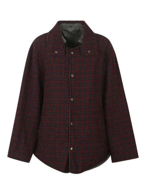 Maison Margiela Kaban check jacket - Red - zdjęcie produktu nr 1