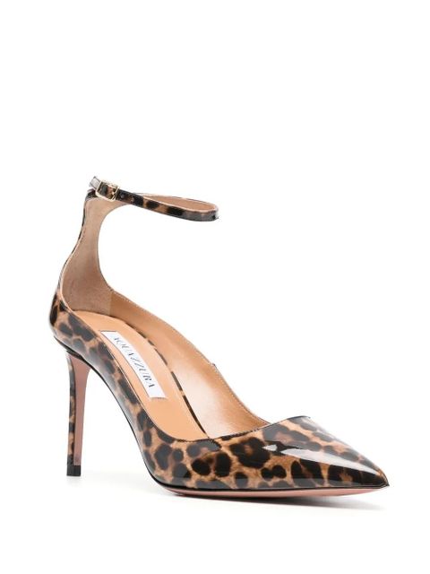 Aquazzura mid-heel leopard-print pumps - Brown - zdjęcie produktu nr 2