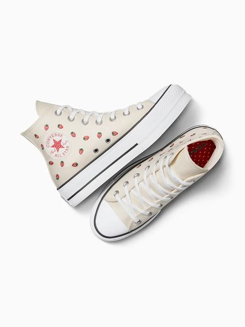 Converse trampki Chuck Taylor All Star Lift kolor beżowy A14934C
