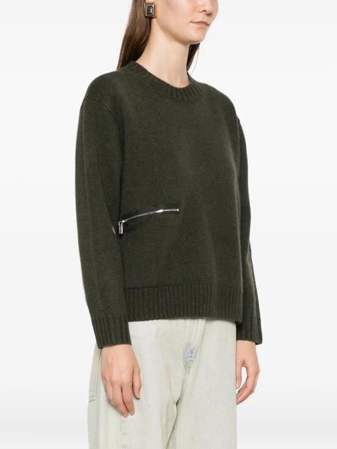 Ba&Sh Cesnik cashmere jumper - Green