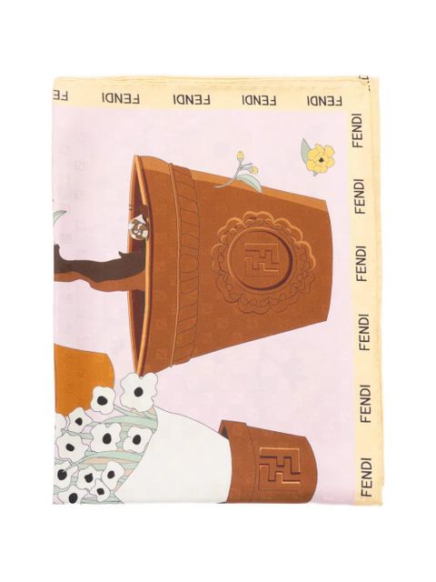 FENDI Gardening scarf - Pink - zdjęcie produktu nr 1