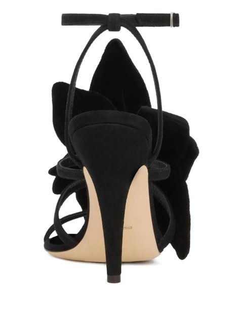 Giuseppe Zanotti 105mm Florant embellished-floral ankle-strap sandals - Black - zdjęcie produktu nr 2