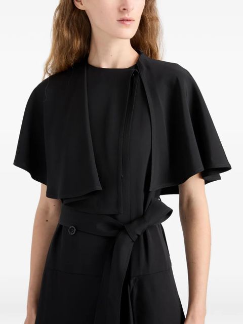 Proenza Schouler Isolde cape dress - Black