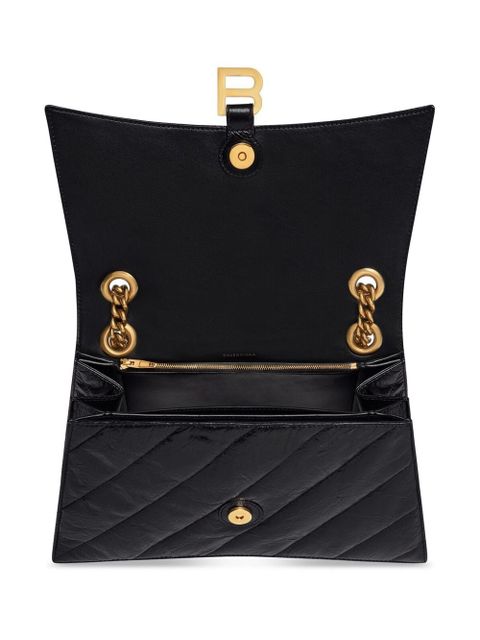 Balenciaga Crush quilted shoulder bag - Black