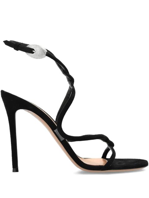 Gianvito Rossi 120mm strappy heeled sandals - Black - zdjęcie produktu nr 1