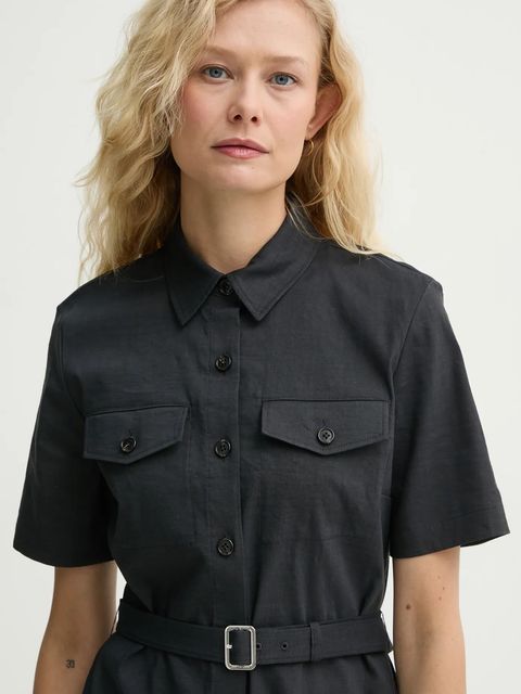 Theory sukienka lniana