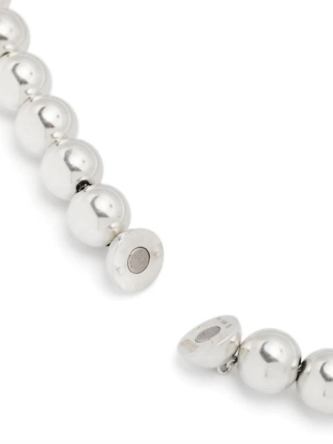 Jil Sander sphere necklace - Silver