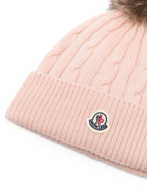 Moncler tricot beanie - Pink - zdjęcie produktu nr 2