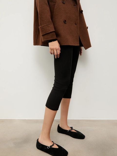 Answear.LAB baleriny zamszowe kolor czarny - zdjęcie produktu nr 2