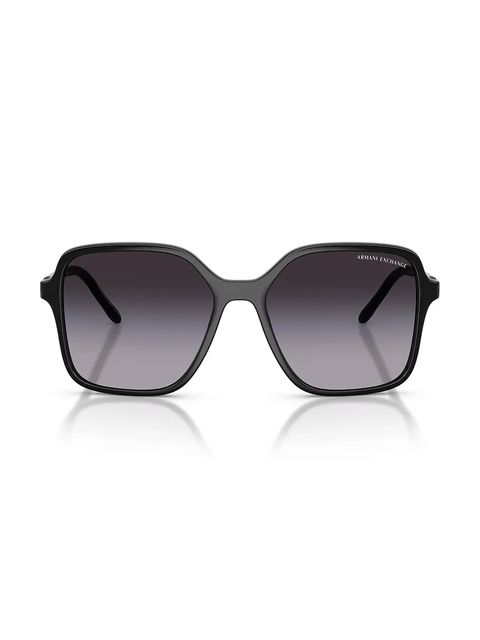 Armani Exchange okulary przeciwsłoneczne damskie kolor czarny 0AX4163S