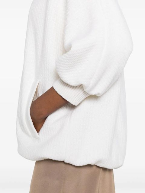Max Mara fine-knit cardigan - White