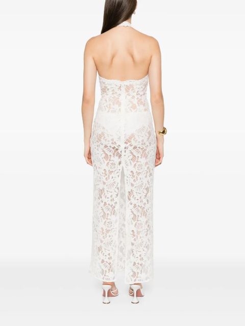 MANURÍ Cherie lace maxi dress - White