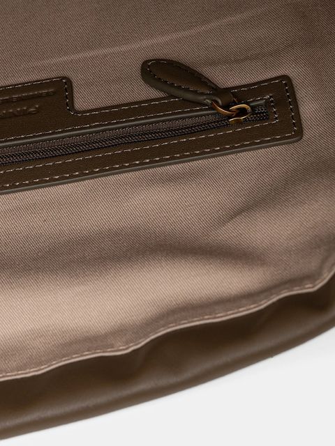Pinko torebka skórzana kolor brązowy 104364 A270