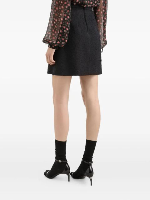 Dolce & Gabbana Rachel tweed mini skirt - Black