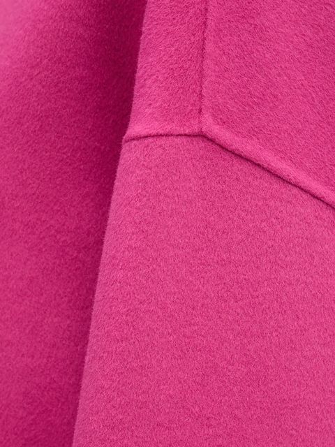 United Colors of Benetton płaszcz z dodatkiem wełny kolor różowy 28F7DN08M