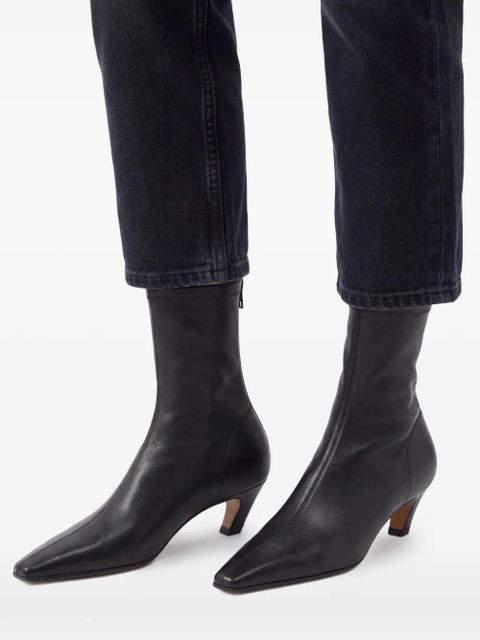 KHAITE Arizona stretch ankle boots - Black