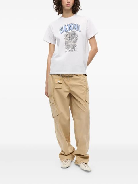 GANNI cargo-pocket trousers - Neutrals - zdjęcie produktu nr 2