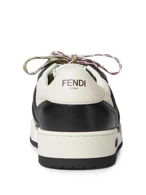 FENDI Match logo-detail sneakers - Black