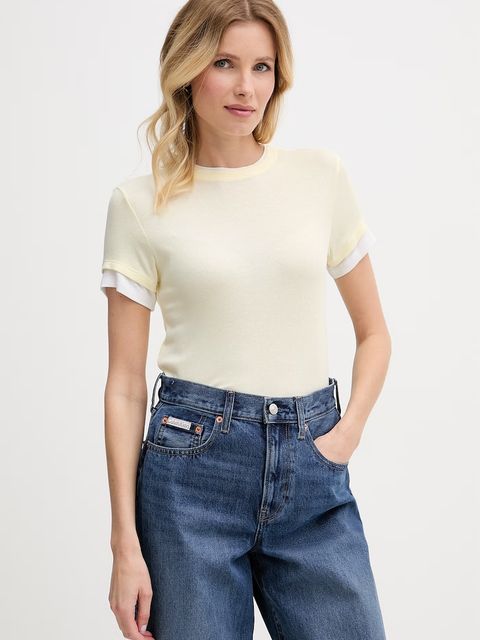 United Colors of Benetton T-shirt damski z wiskozą - zdjęcie produktu nr 2